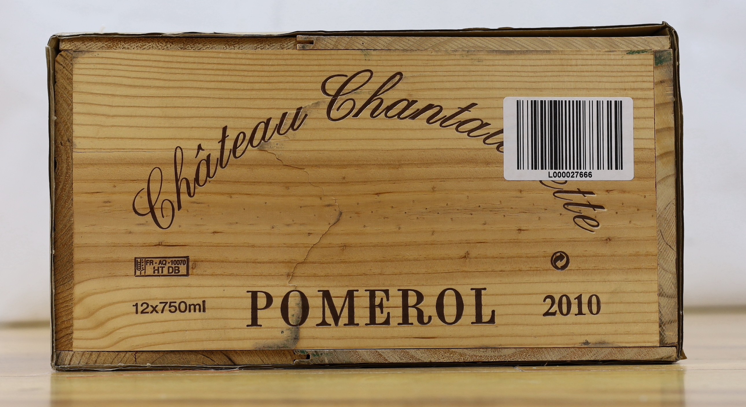 A case of Chateau Chantalovette Pomerol 2010